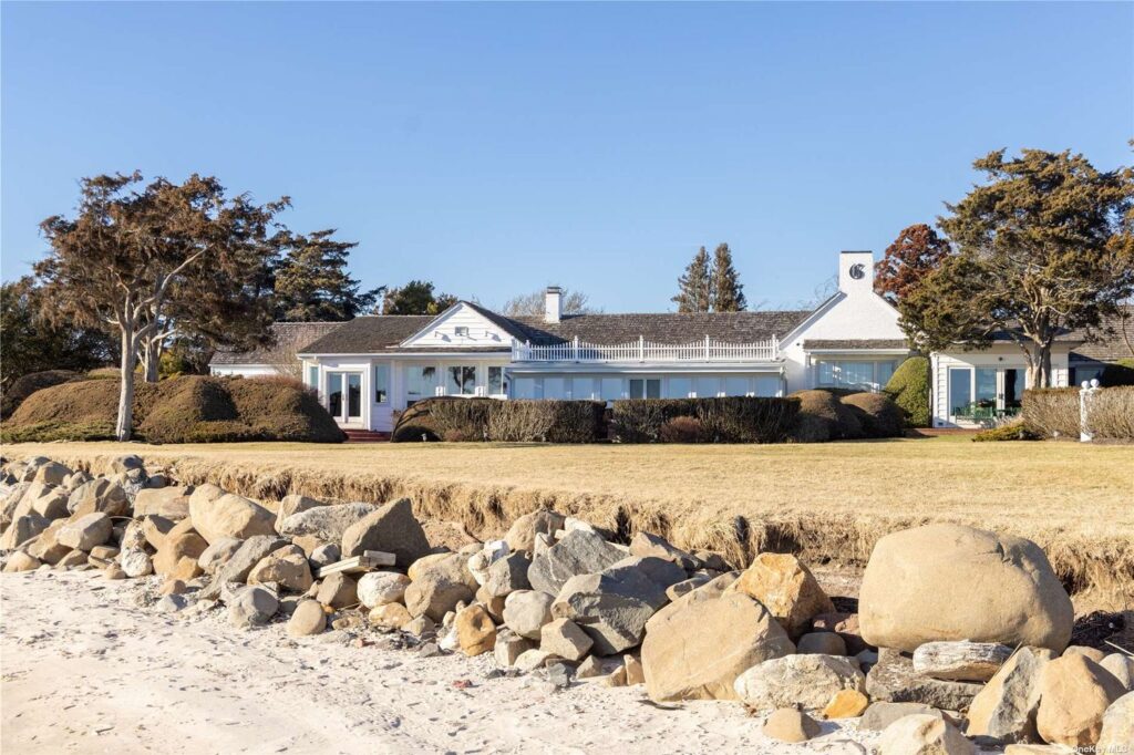 Beach front of the Point estate