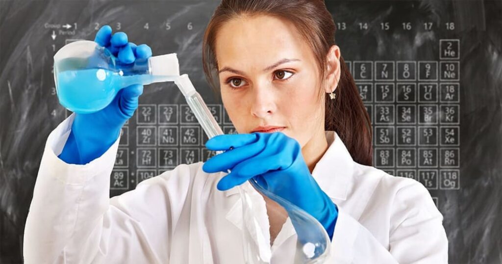 A female chemist