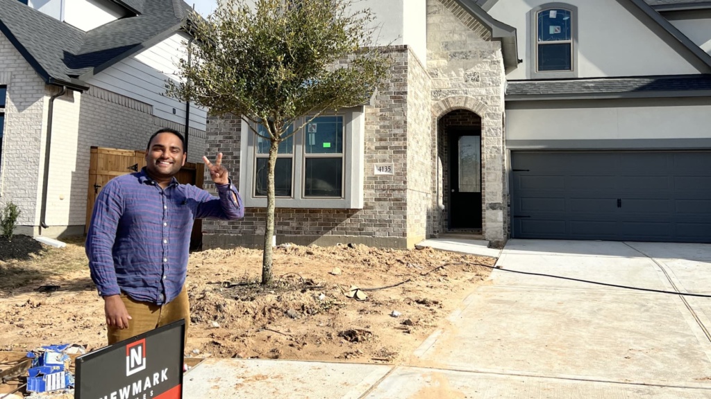 Khan at his first investment property