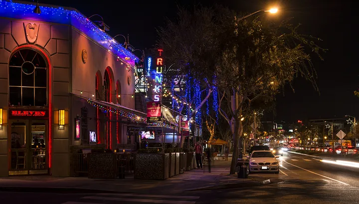 Nightlife in California