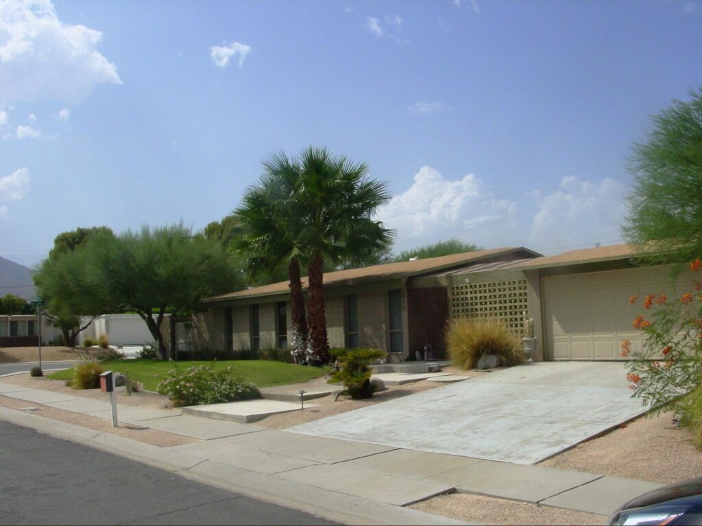 A house in Palm Springs