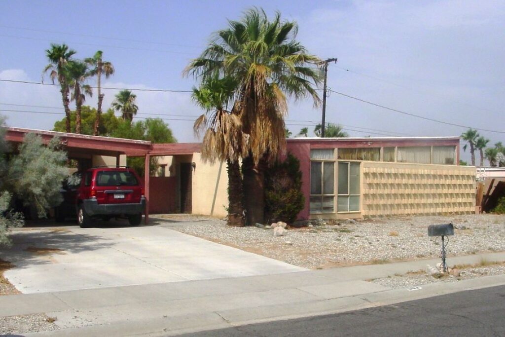 A house in Palm Springs