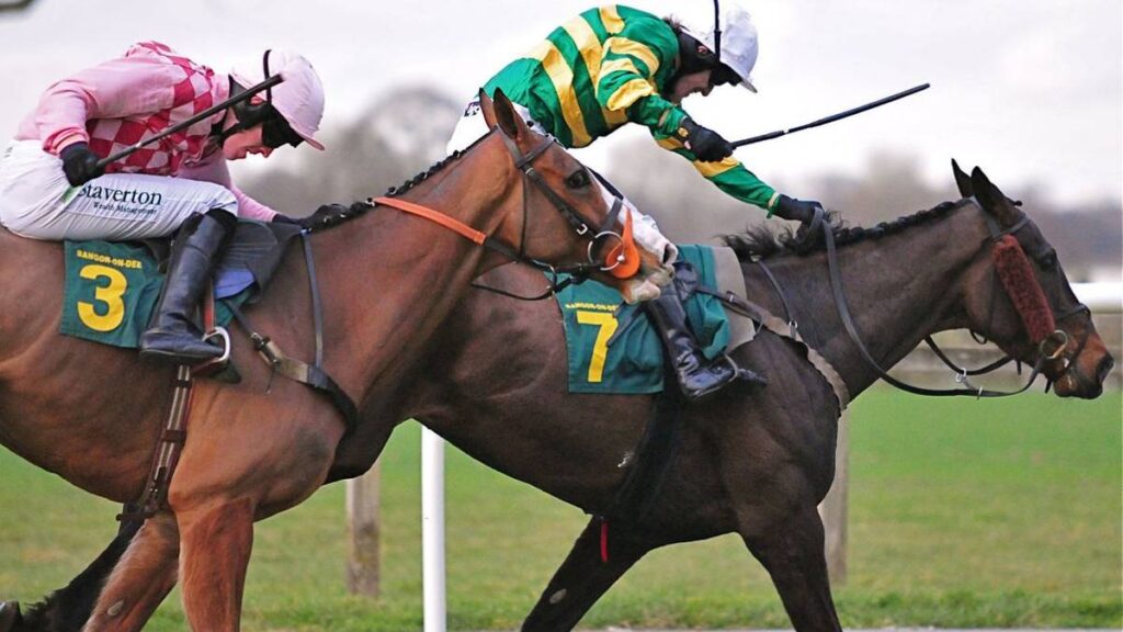 AP and Jason Maguire battle it out at Bangor On Dee Race Course