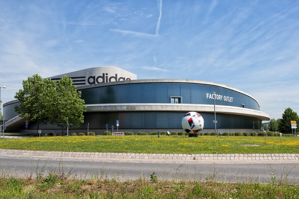 Factory outlet of Adidas in Herzogenaurach, Germany