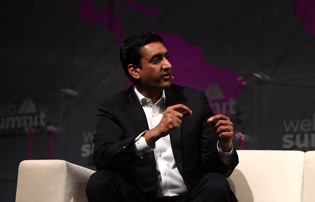 Khanna at the Web Summit 2019 at the Altice Arena