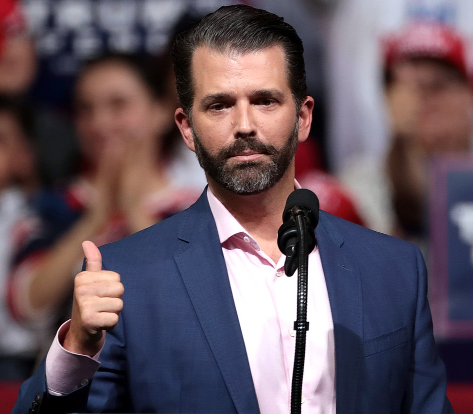 Trump Jr. at the “Keep America Great” rally at Arizona Veterans Memorial Coliseum