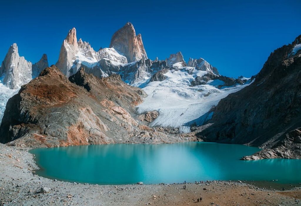 Glacier Lake at the base of Mount Fitzroy