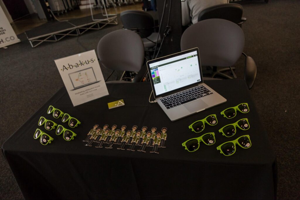 New tech googles on display at an exhibition