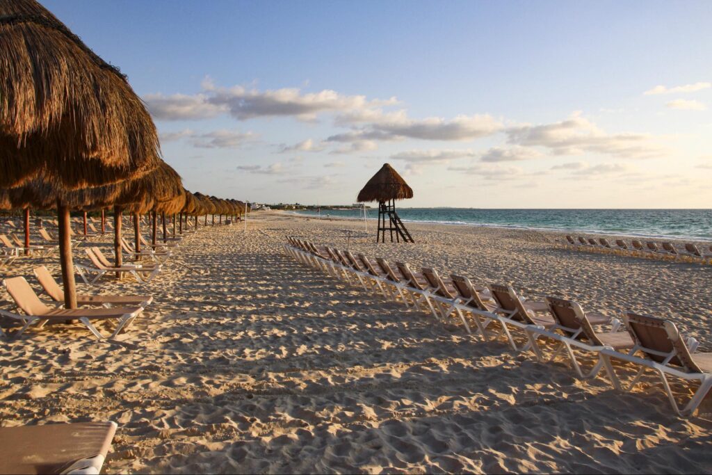 Beach of Valentin Imperial Riviera Maya, Mexico