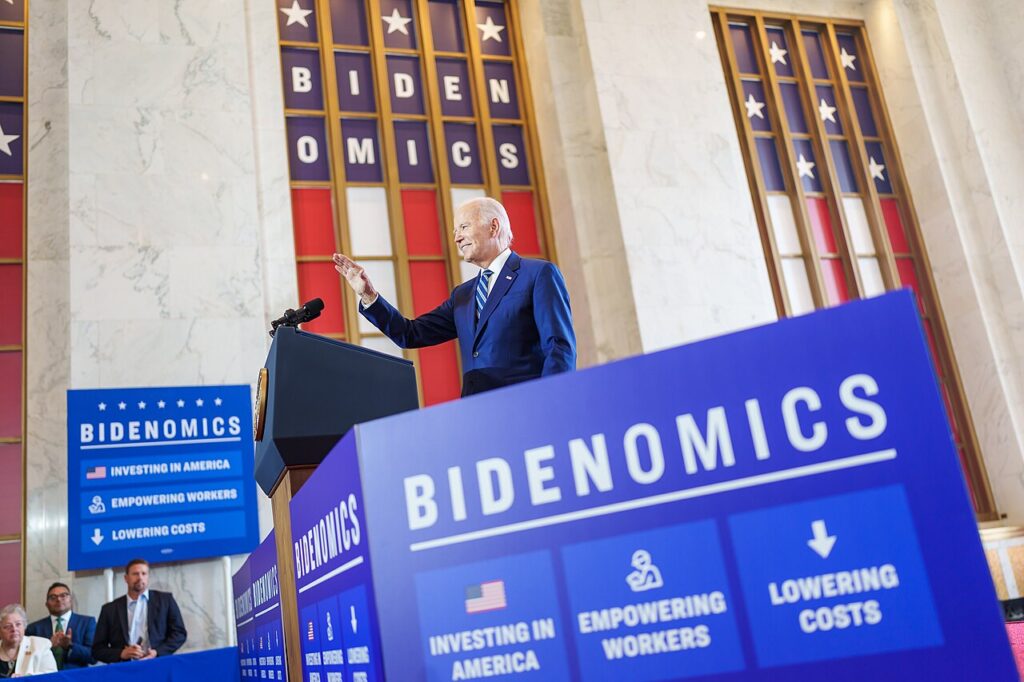 President Biden at a Rally 