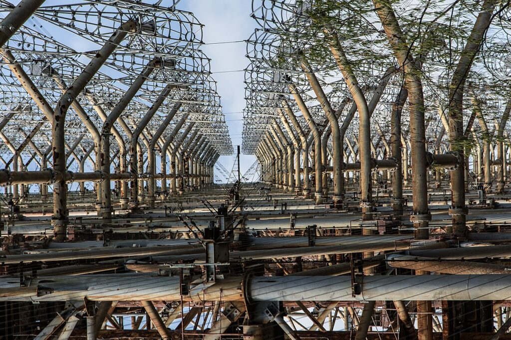 Abandoned facilities at the Chernobyl nuclear facility 
