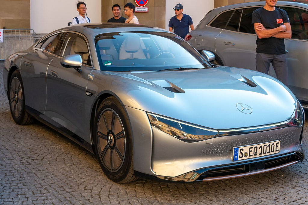 Mercedes-Benz Vision EQXX at IAA Open Space 2023