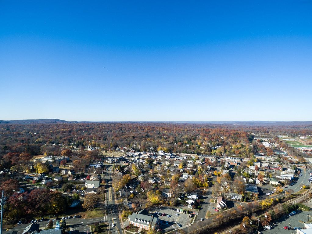 Aerial view of Wyckoff, New Jersey