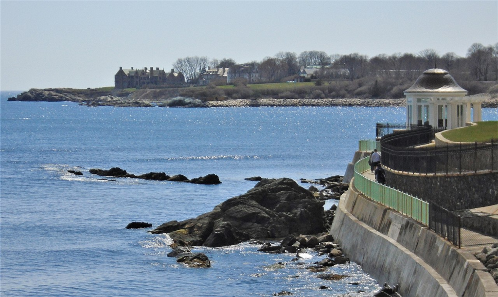 Sheep Point Cove with Cliff Walk Gazebo at Angelsea