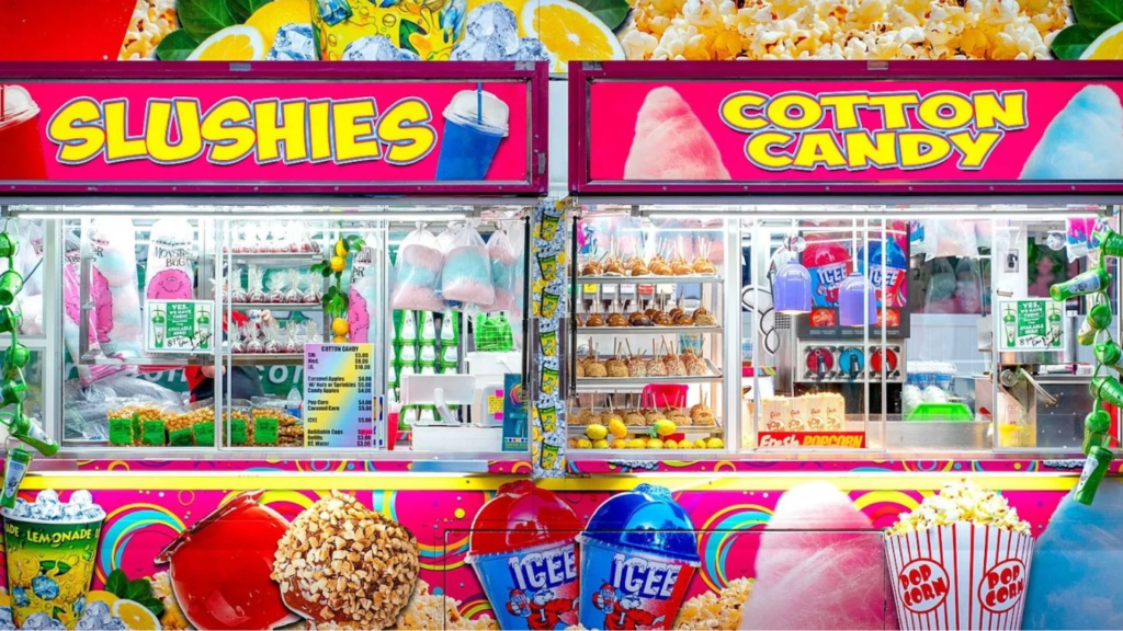 A Fair booth at the 2019 Minnesota State Fair