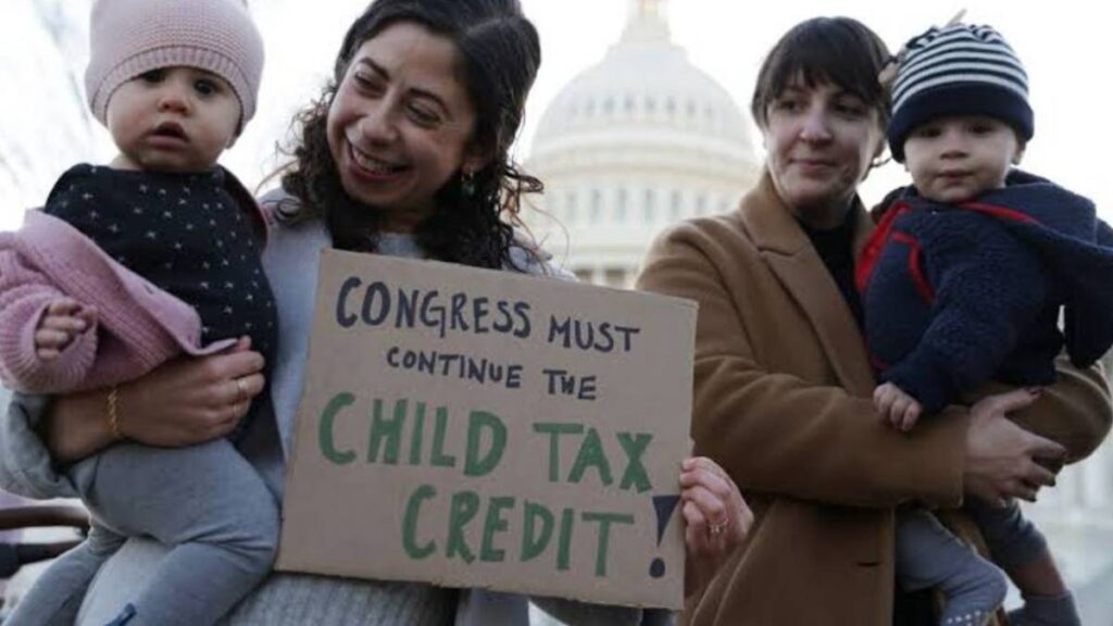 Protest against child poverty