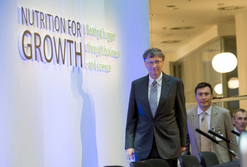 Bill Gates at the Nutrition for Growth event