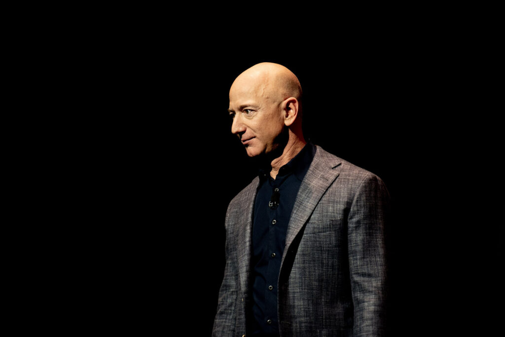 Bezos at an event in 2019