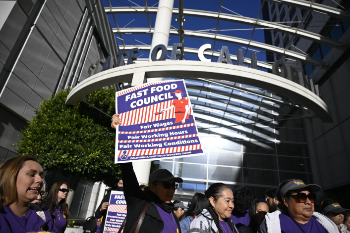 Labor Union meeting in Oakland