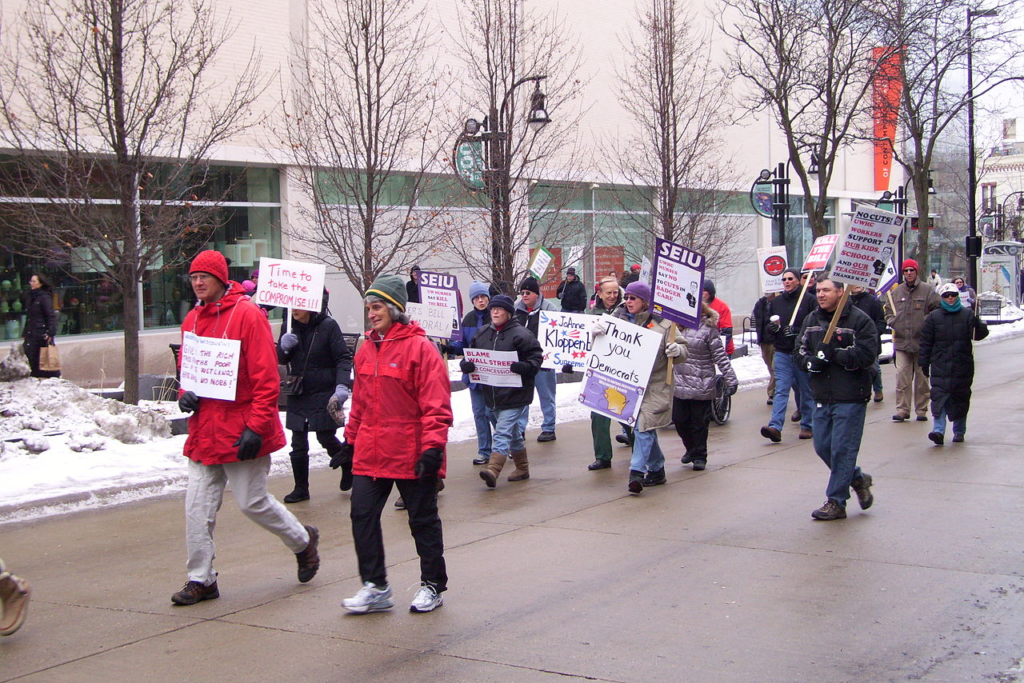 Members of the Service Employees International Union