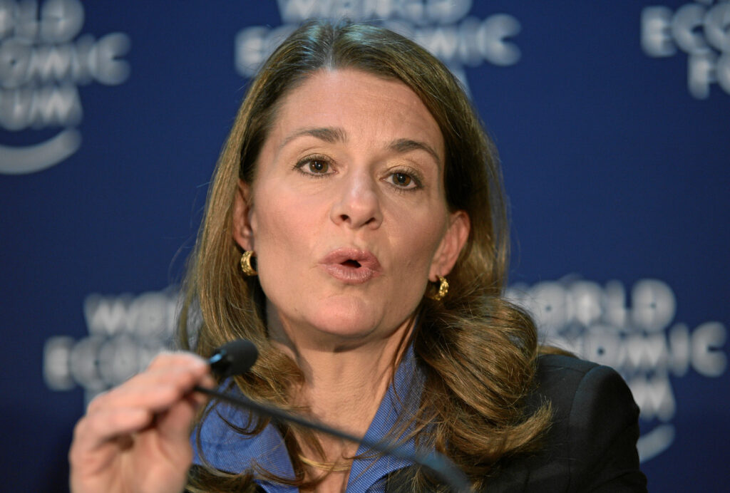 Melinda French Gates at a WEF discussion