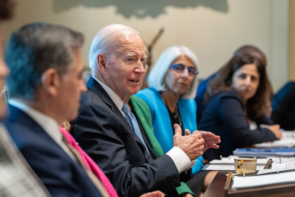 President of the United States, Joe Biden, speaks about the advances in cancer research