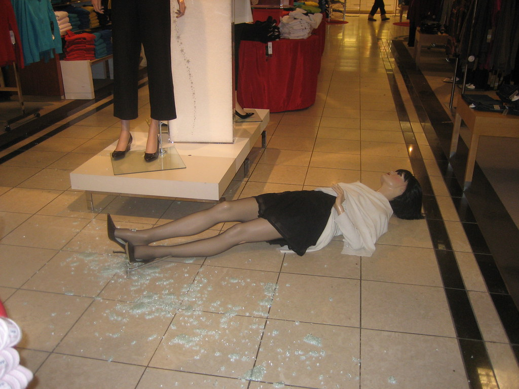 Mannequin down at Macy’s