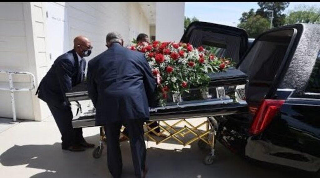 Pallbearers a casket