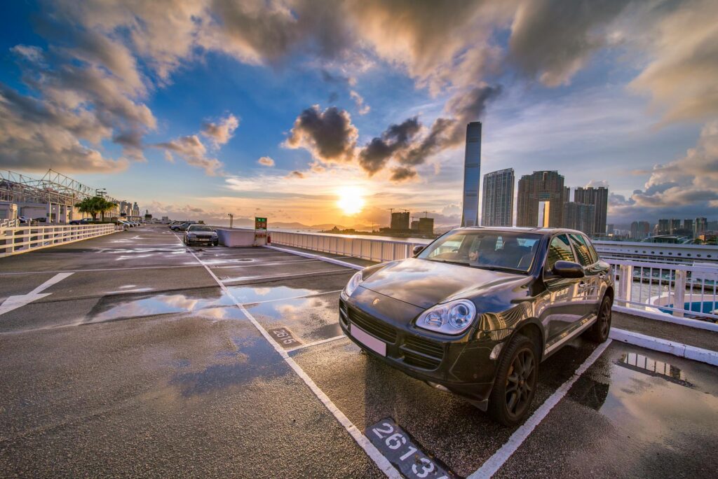 Photo of Porsche Cayenne on Parking Lot