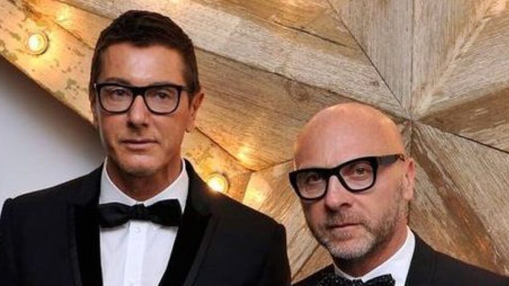 Stefano Gabbana and Domenico Dolce