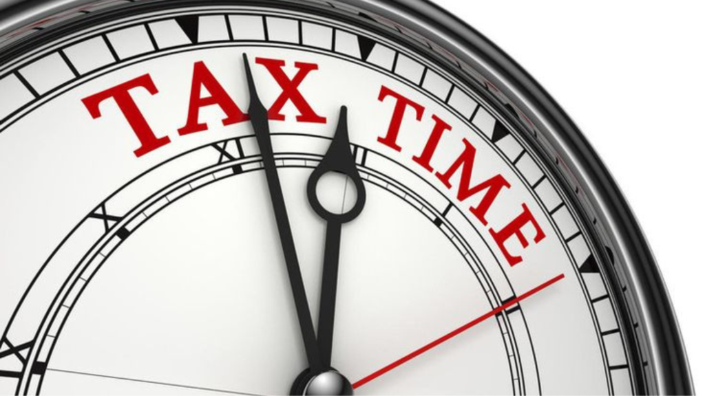 Tax Time clock