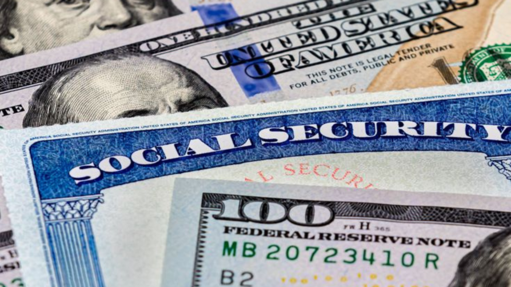 cash with social security card