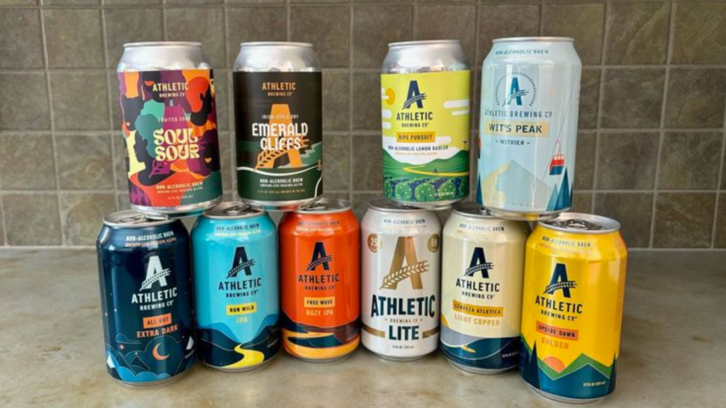 Different flavors of Athletic Beers