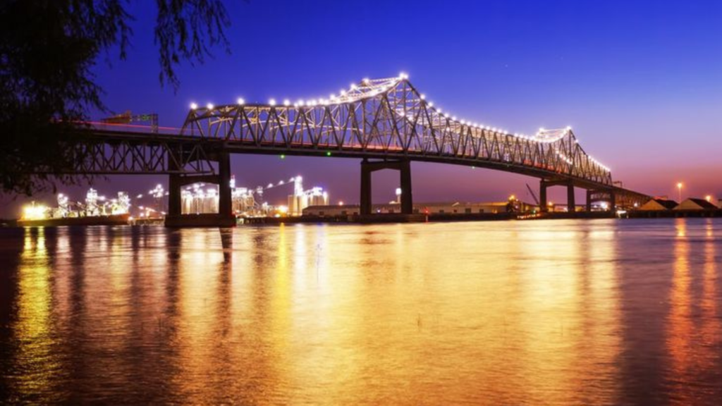 Link bridge in Louisiana