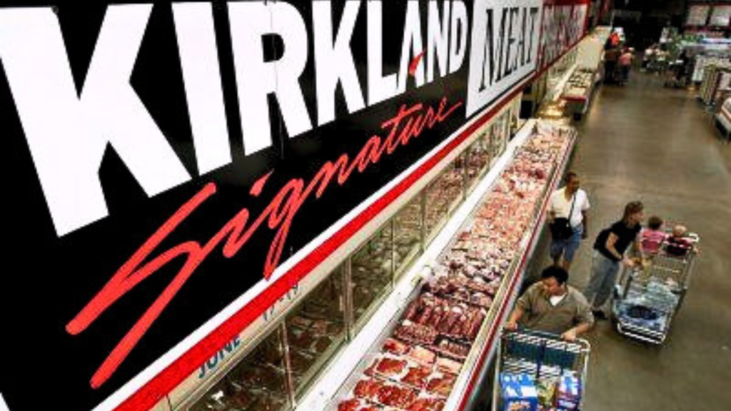 Kirkland Signature Meat section at a mall