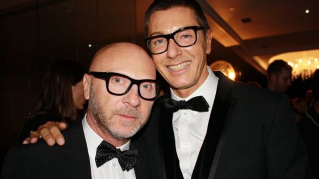 Domenico Dolce and Stefano Gabbana of Dolce and Gabbanna