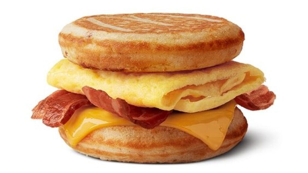 McDonald's breakfast egg sandwich