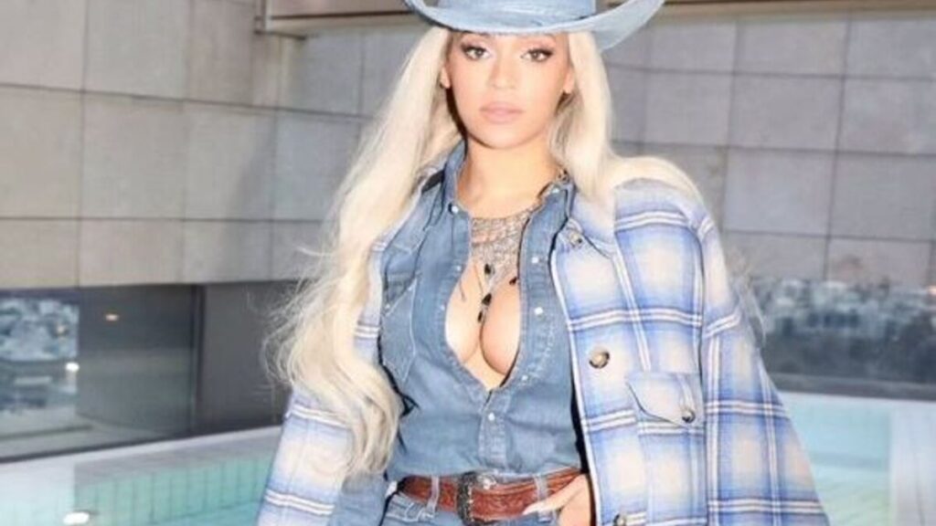 Beyoncé’s denim on denim outfit