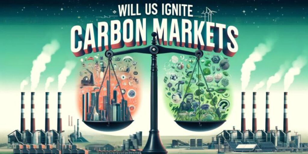 Infographic on emerging trends in the trading of carbon credits