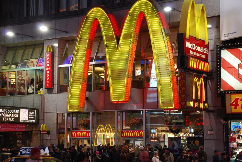 Time Square outlet of McDonald’s