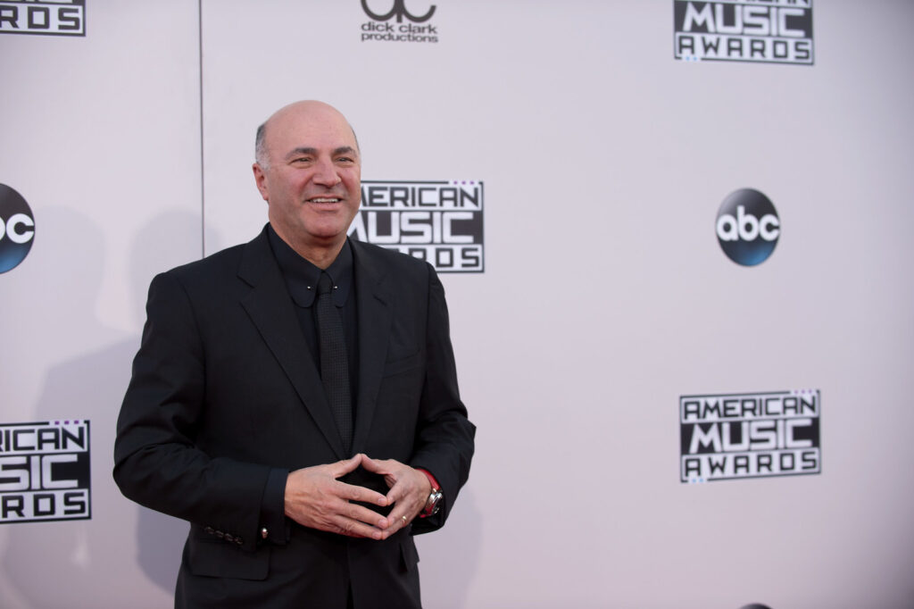 O’Leary on the red carpet of the American Music Awards