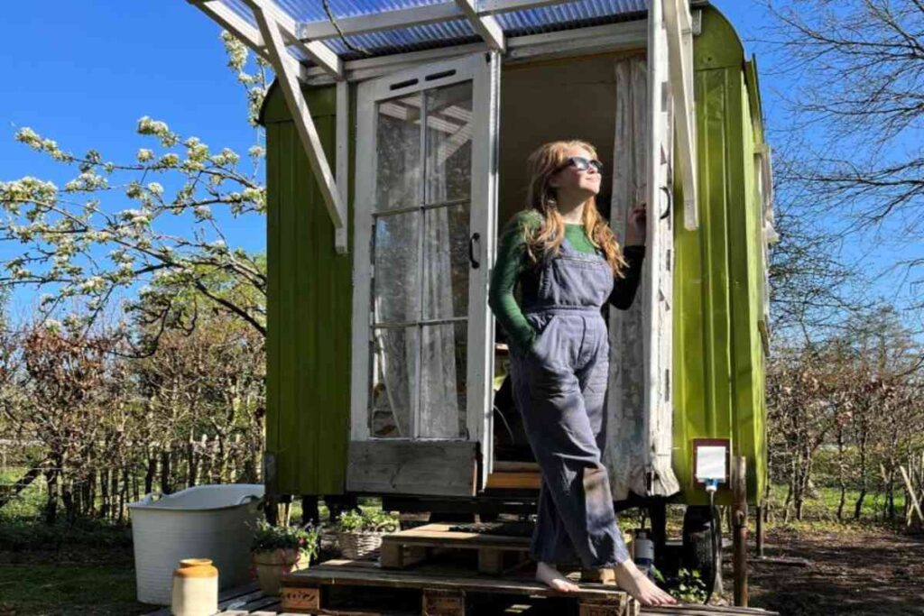 Woman buys a tiny house for $4,000