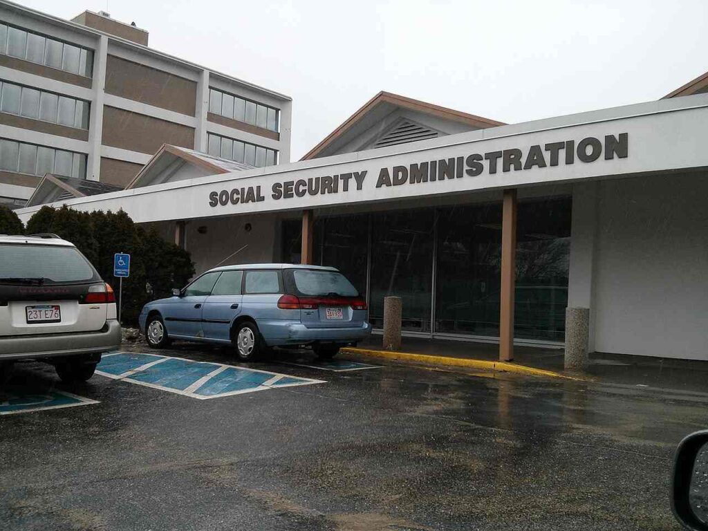 Social Security office in Worcester, Massachusetts