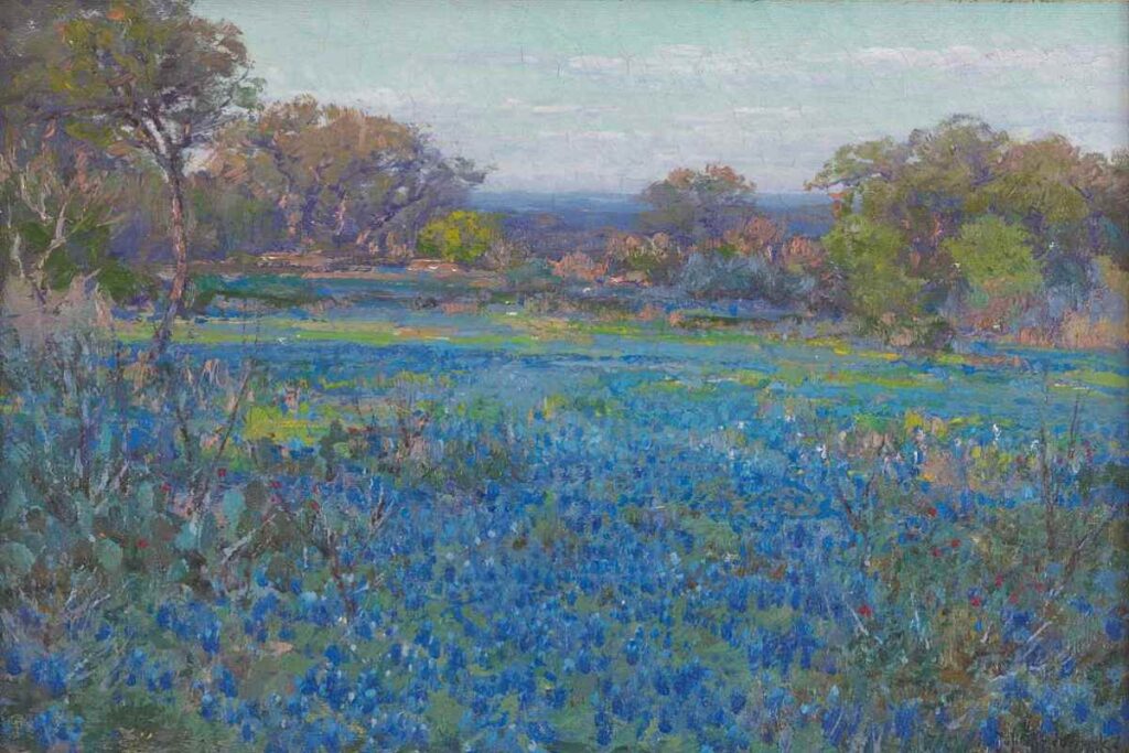 Painting of the Texas landscape