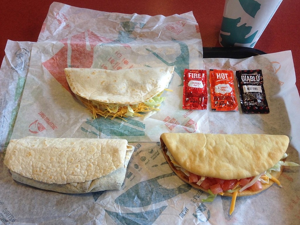 Taco Bell menu items