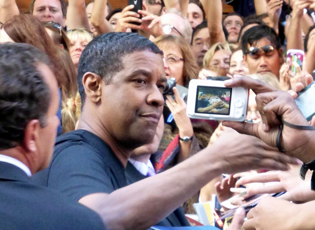 Denzel Washington at the press conference of The Equalizer