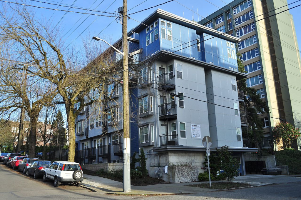 "Apodment" (micro-apartment) building at Capitol Hill