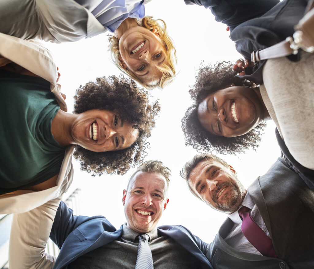 A group of happy people