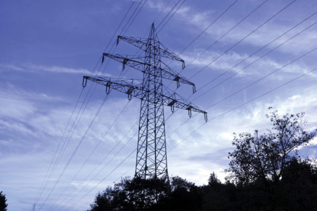 Massive power transmission tower