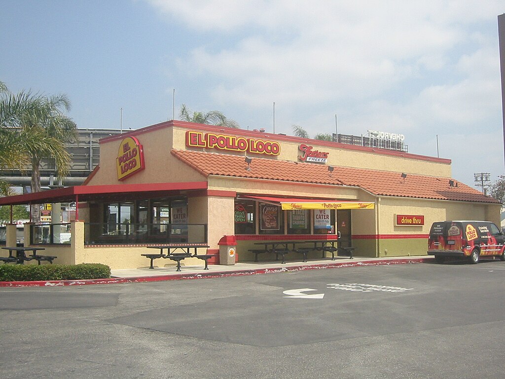 El Pollo Loco restaurant in Los Angeles, California